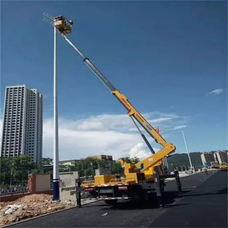 云岩维修路灯的曲臂升降车出租